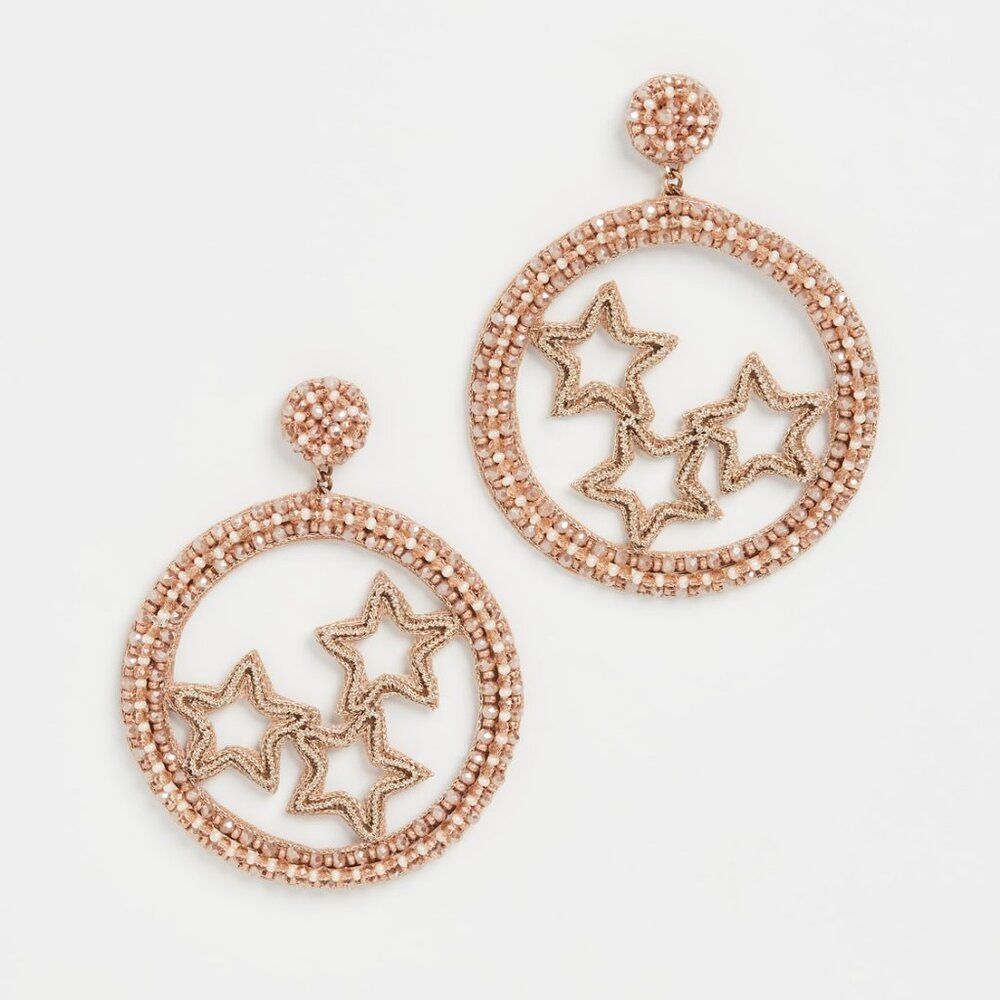 Anthropologie Deepa Gurnani Star Drop Earrings